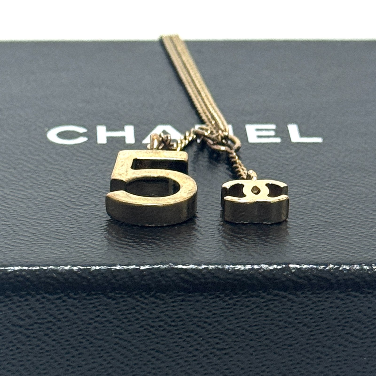 CHANEL 05A No.5 Coco Mark CC logo Bracelet Silver Accessory Authentic JAPAN
