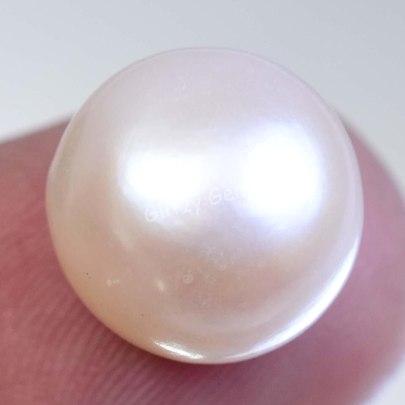 10.30 Ct Natural Australian South Sea White Pearl Certified Untreated Gemstone