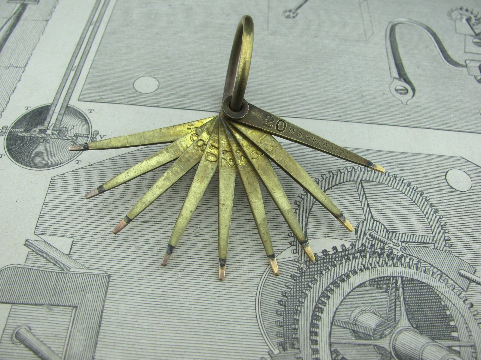 Vintage Gold Standard Reference Testing Needles 9 from 4K to 20K