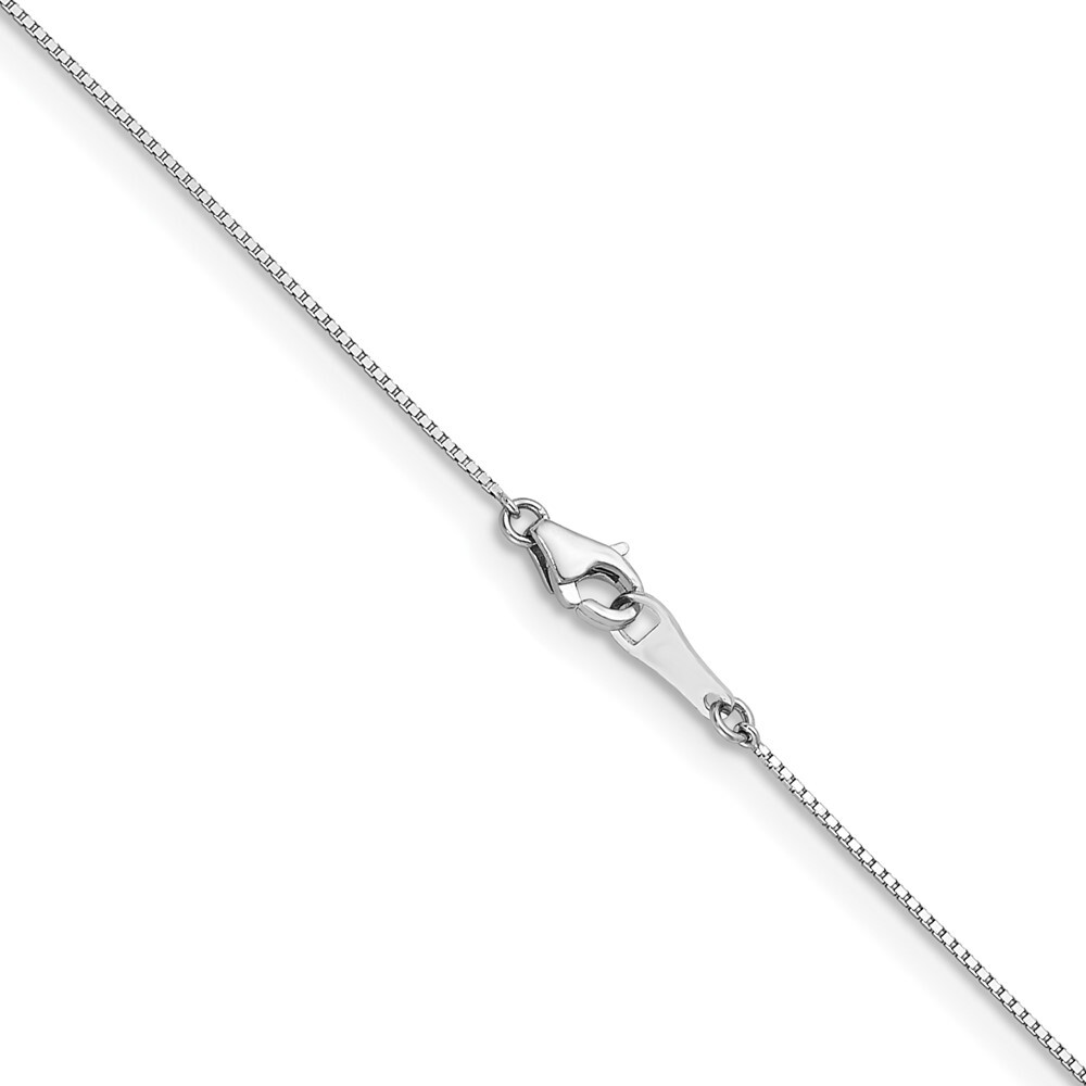 950 Platinum Polished 0.7mm Solid Box Chain Necklace 16″- 2.42gram