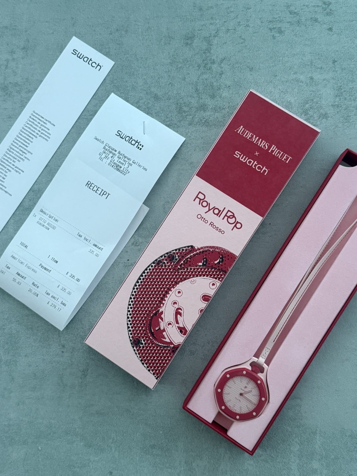 Swatch x AP (Audemars Piguet) Royal Pop Otto Rosso / Brand New With Receipt ✅