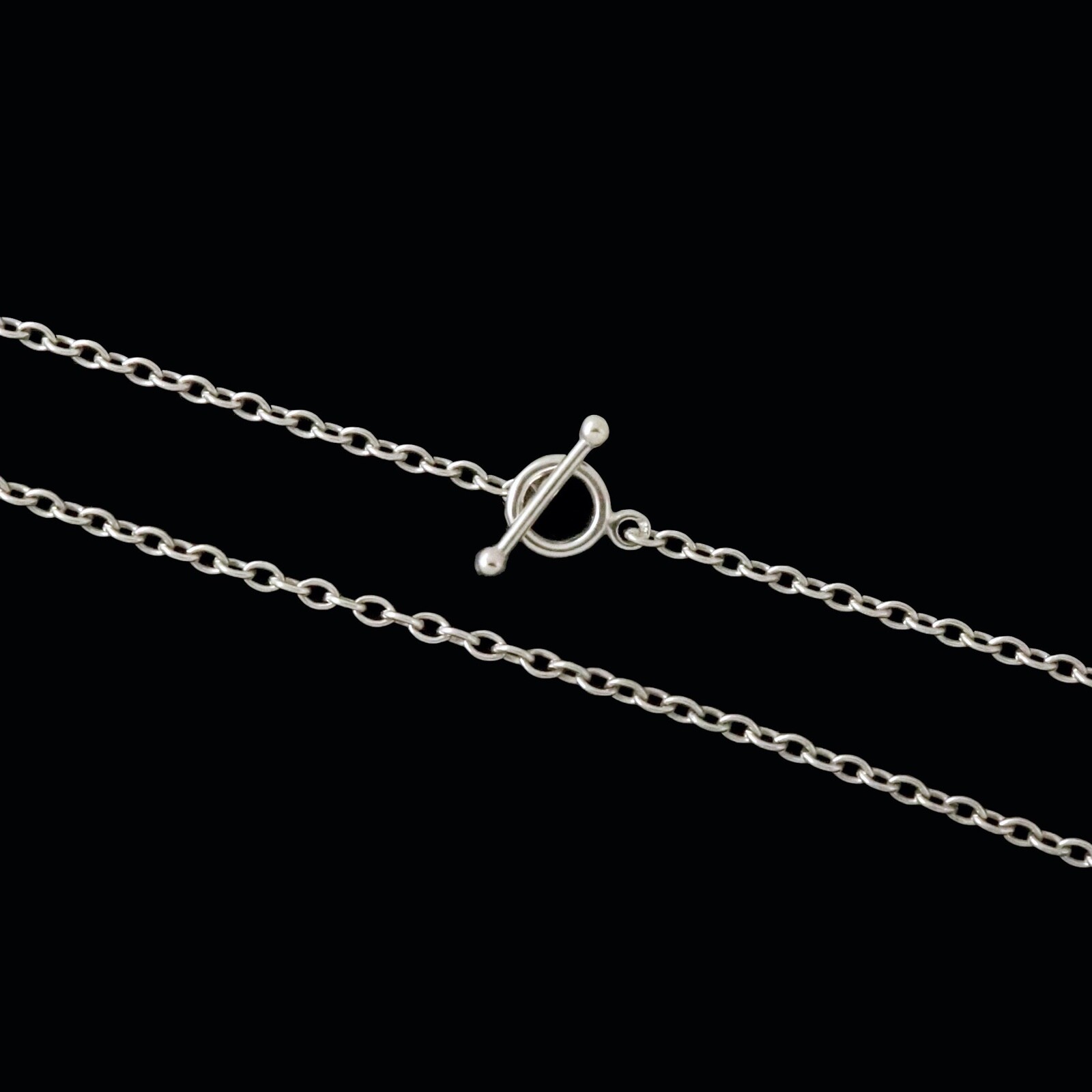 Georg Jensen. Sterling Silver Anchor Chain with Toggle Clasp A60 – 60 cm / 23,6″