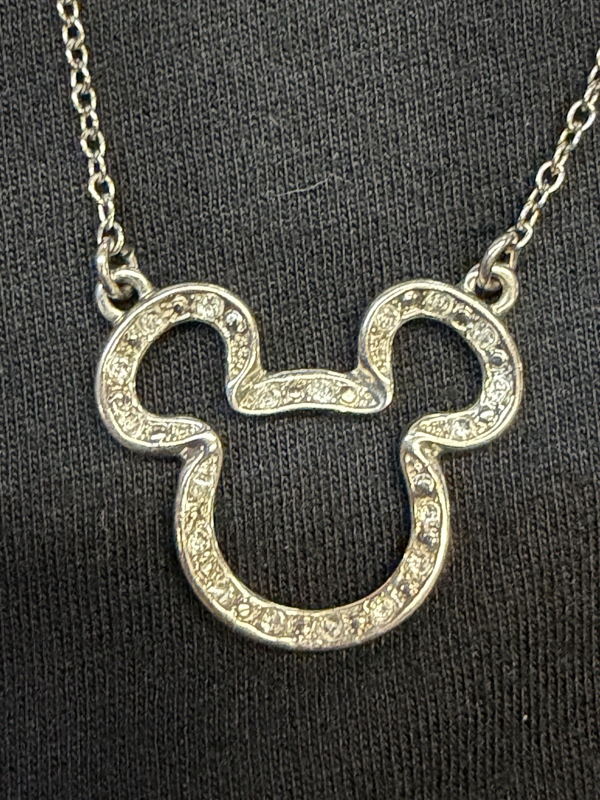 Disney Mickey Mouse Silver Necklace