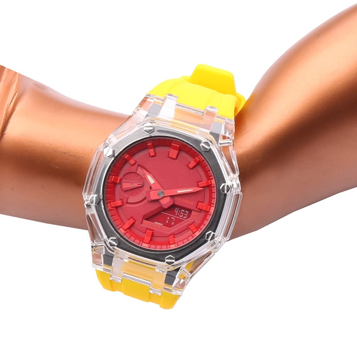 Waterproof Modified Resin Watch Strap for G-Shock GA-2100 GA-2110 GA-B2100 – Out