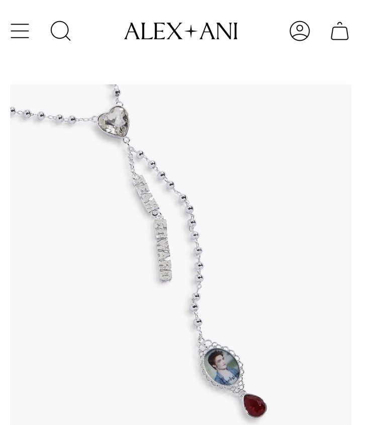 Authentic New Alex + Ani The Twilight Saga Edward Lariat Necklace Ready To Ship