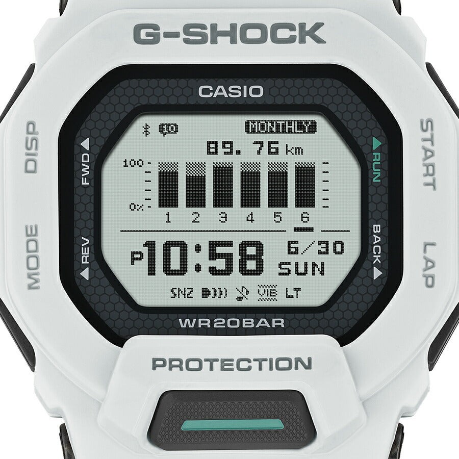CASIO G-Shock GBD-200-7 Bluetooth Mens Watch White Sport Quartz 2020-Now New