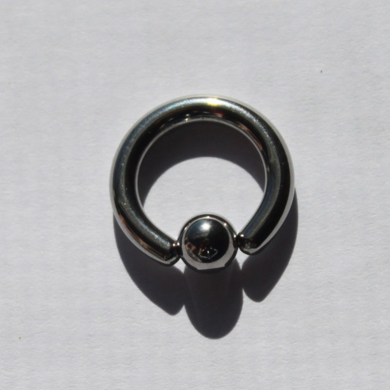 8g 3mm CBR Captive Bead Ring Body Piercing Stainless Steel