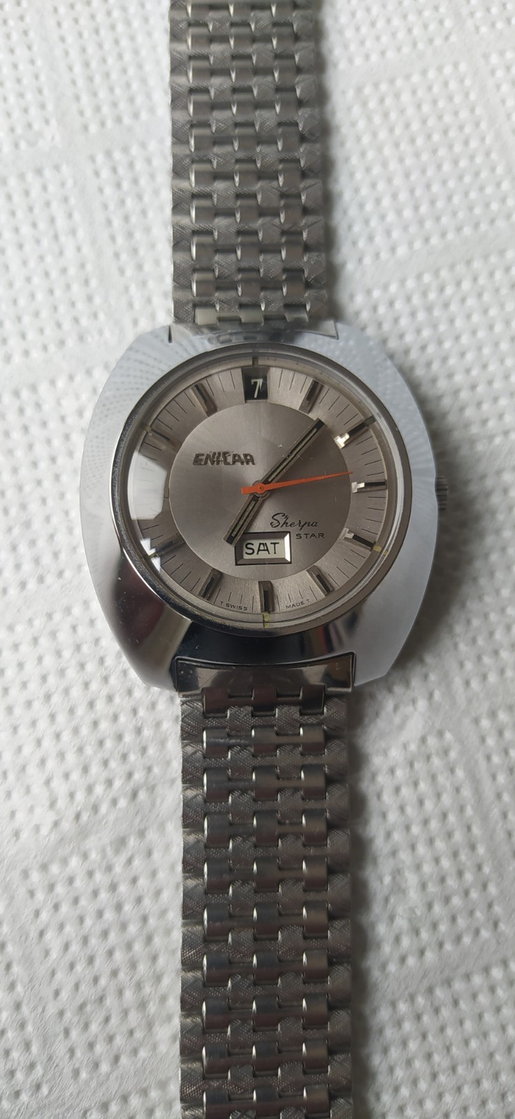 Enicar Sherpa Star ref 2342 Automatic Day-Date cal.AR1147