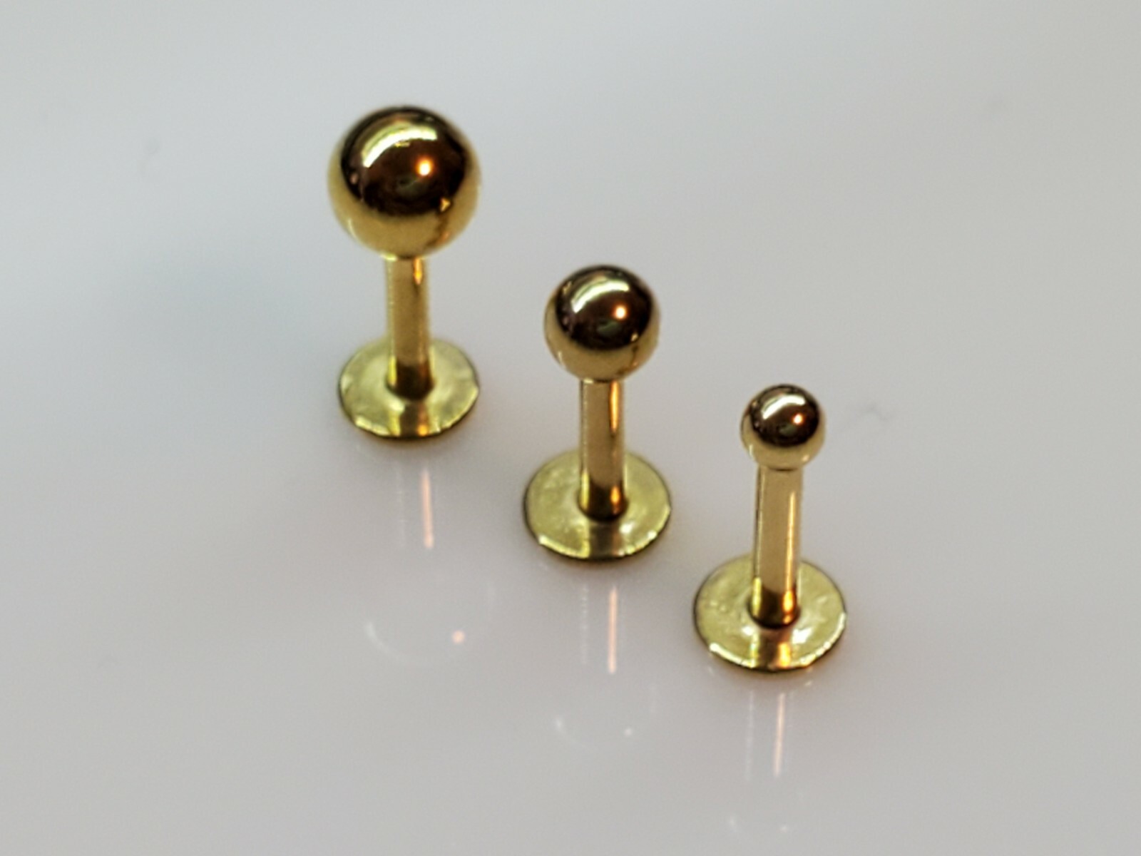 18g, 16g, 14g, Helix, Tragus, Triple forward, Ring, Jewelry, Cartilage, Stud