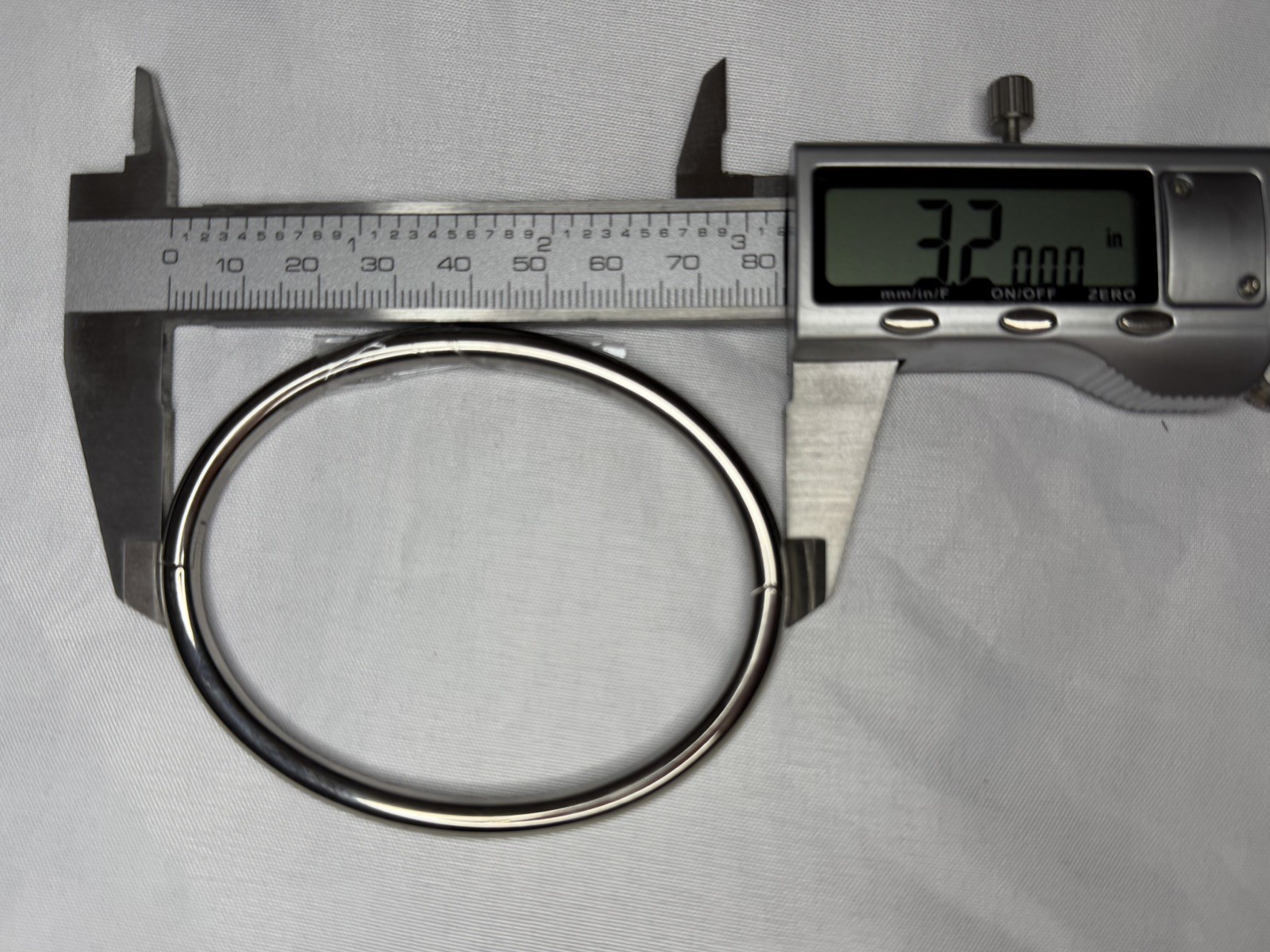 NEW 6mm Polished Titanium Eternity Cuff- Locking Anklet / Bracelet