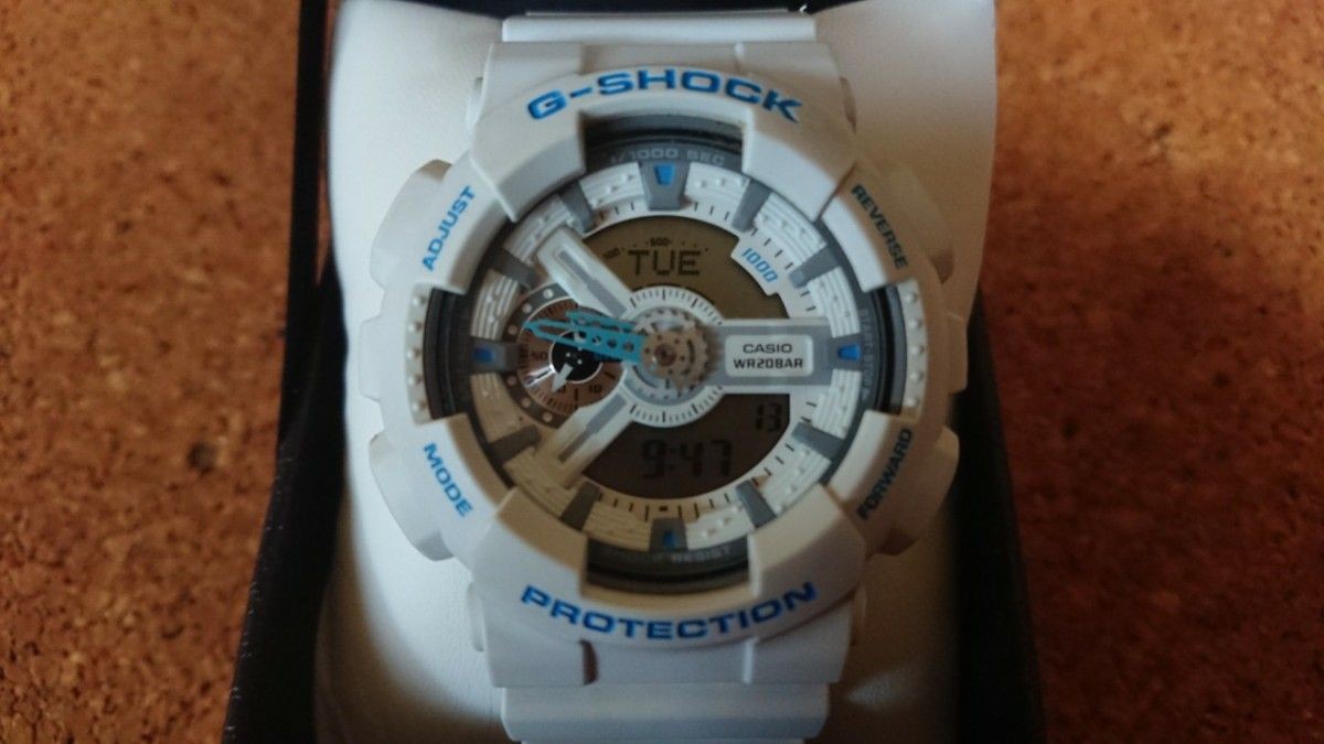 Casio G-SHOCK GA-110SN-7AJF Hyper Colors White Blue Watch