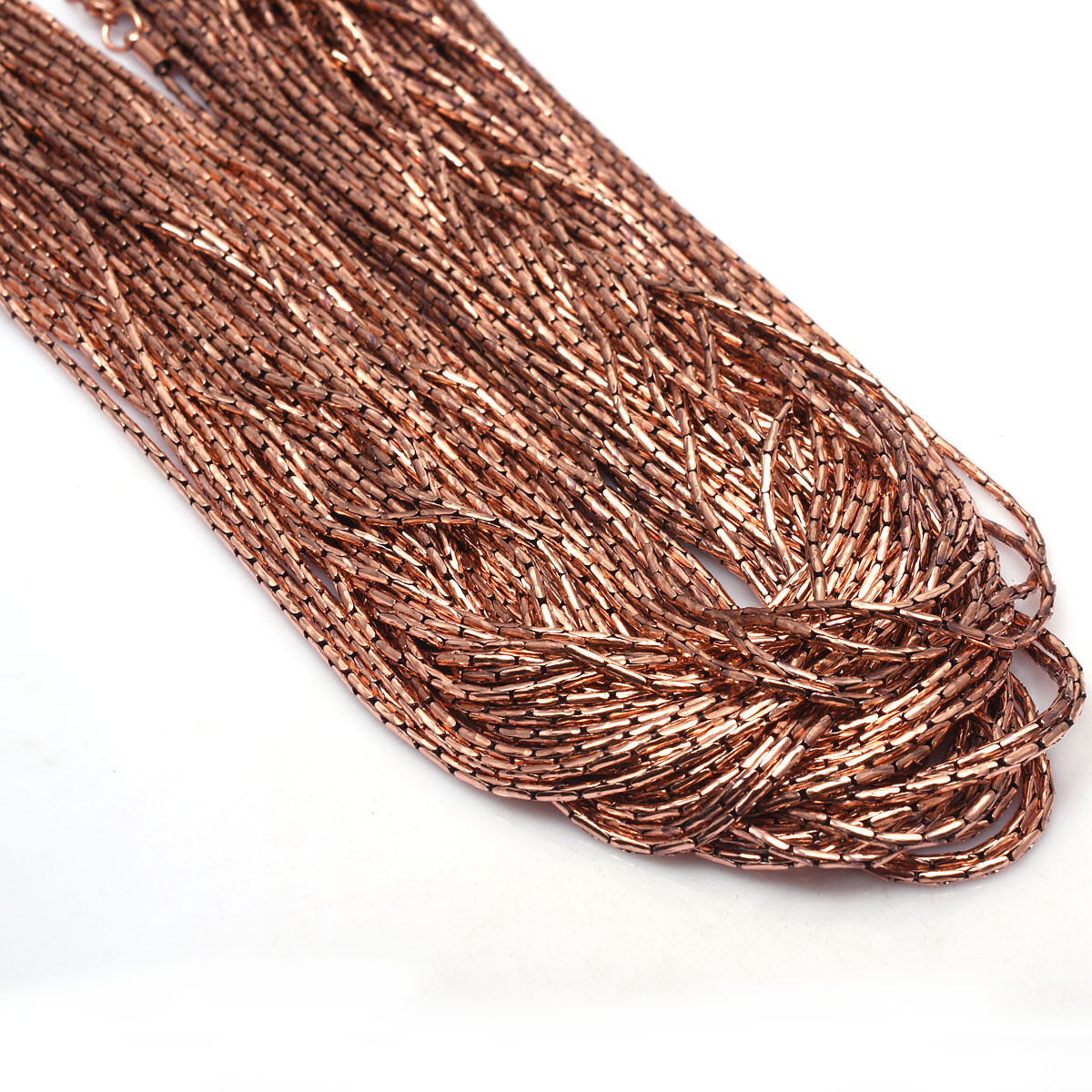 Pure Copper Bead Chain 100% Oxidized Handmade Necklace Gift For Jewelry RJ-009