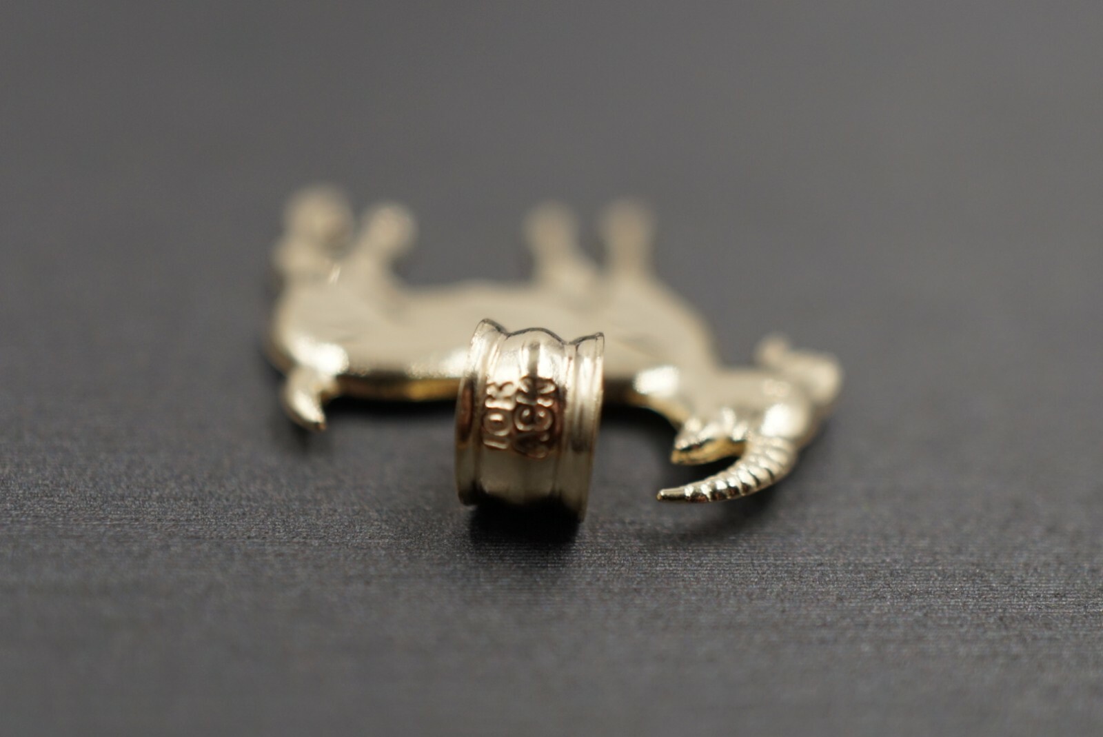 10K Solid Yellow Gold 0.75″ Small Goat Charm Pendant.