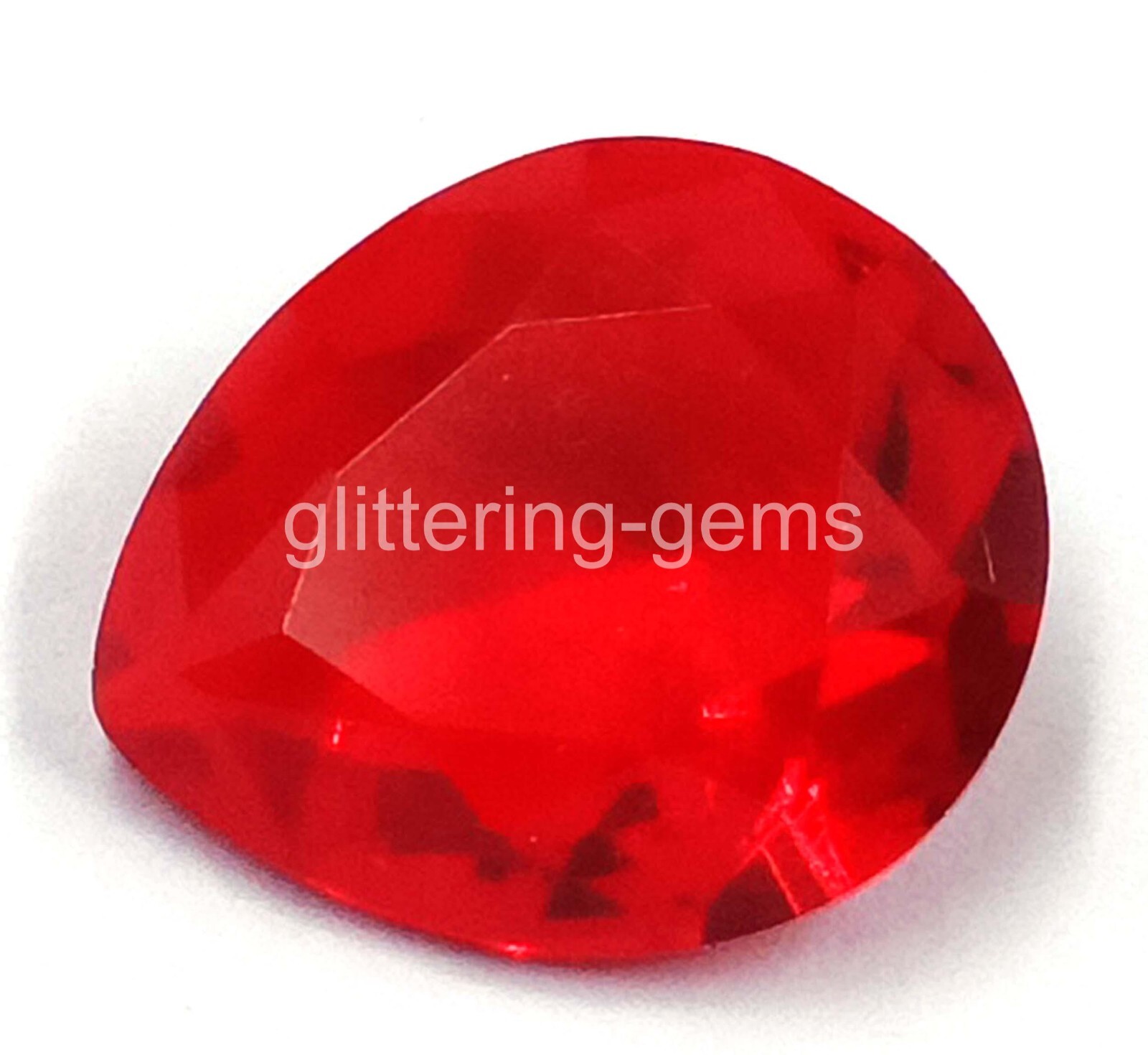 Pear Cut Natural Red Ruby Lot 12×10 mm Size IGL Certified Loose Gemstone M25