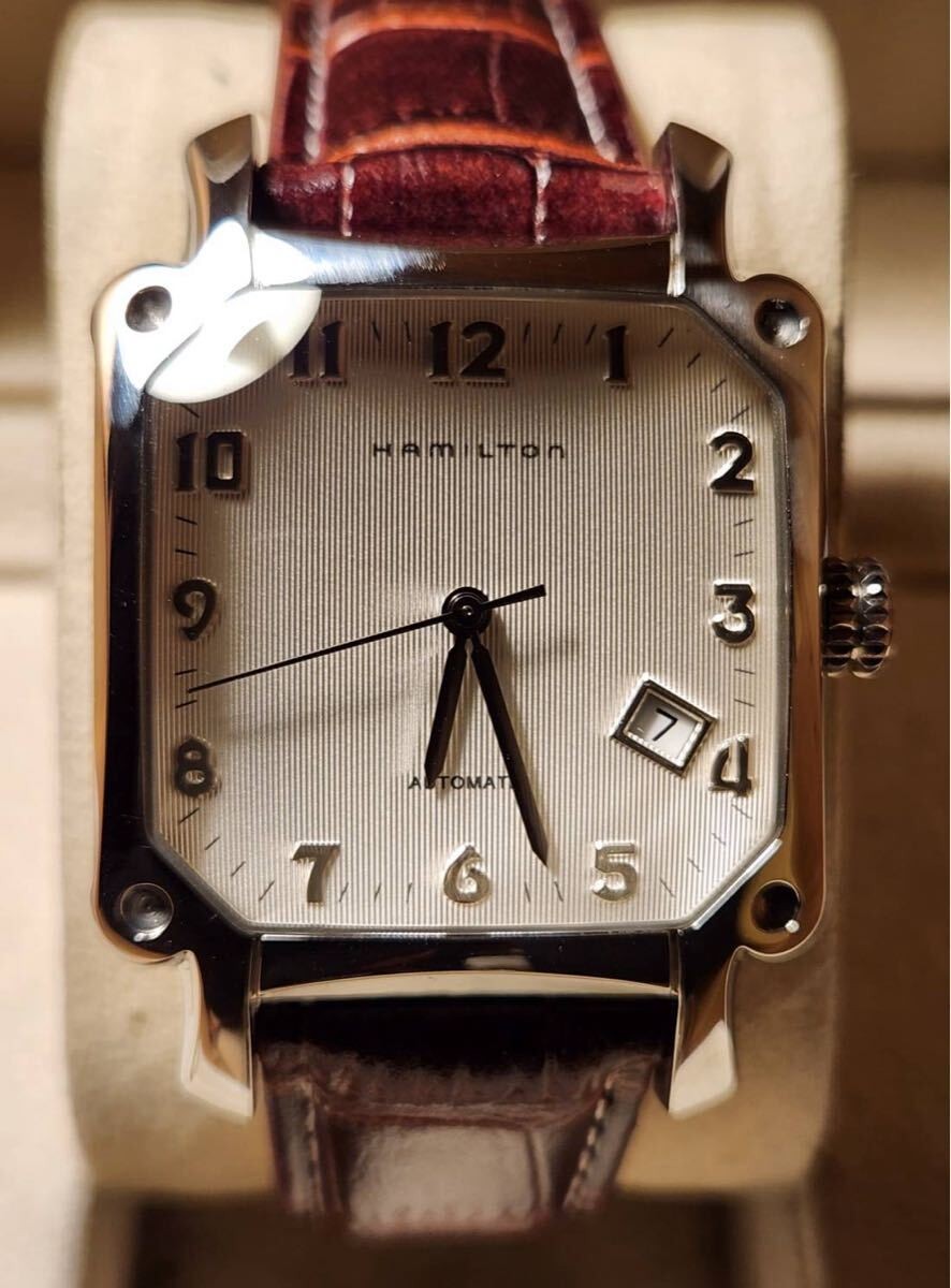 [B1P] HAMILTON Lloyd Auto White Dial Automatic Watch [p9p]