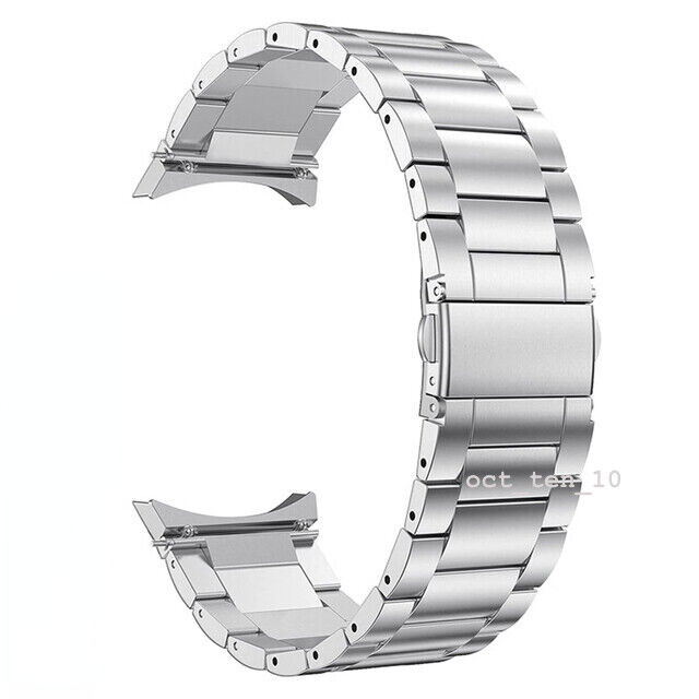 For Samsung Galaxy Watch 4 5 6 7 40/43/44/47mm Stainless Steel Metal Strap Band