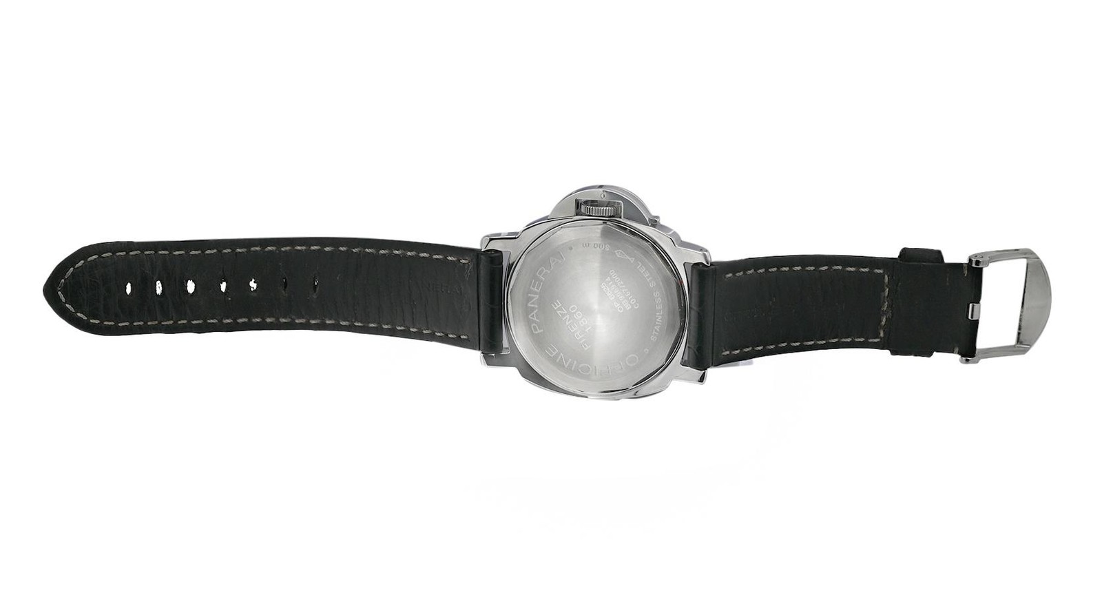 Panerai Luminor Power Reserve PAM00027 Black Dial Date Steel 44MM Mens Automatic