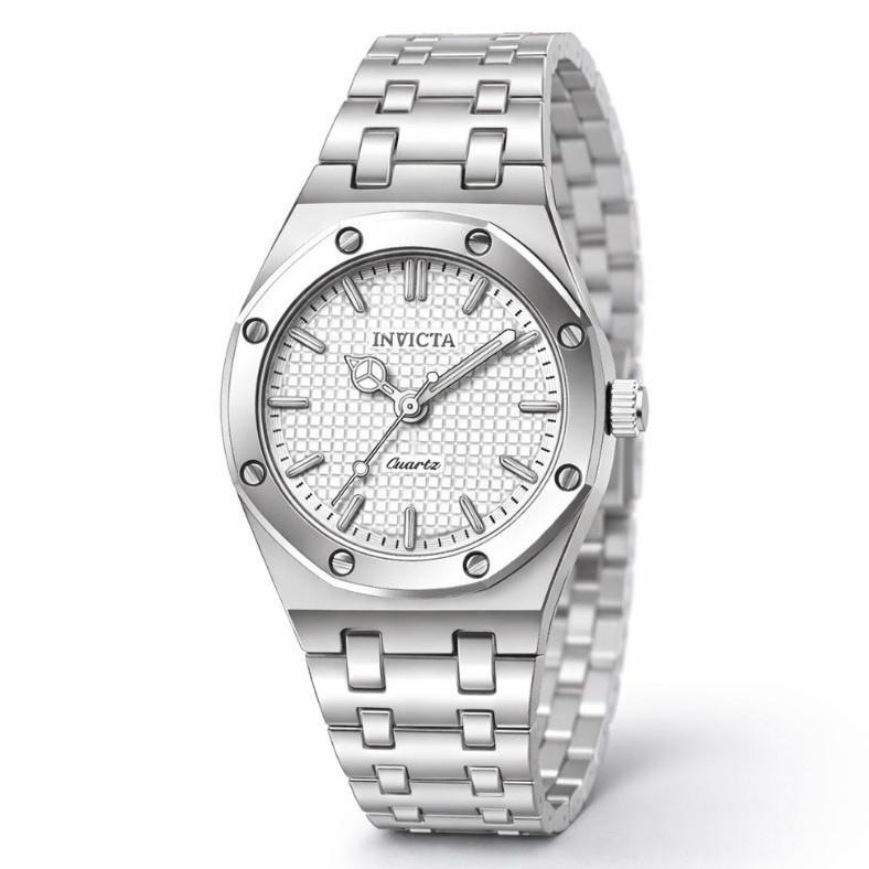 Invicta Celestial Women’s Quartz Watch 30mm Silver Dial Steel Bracelet 30m