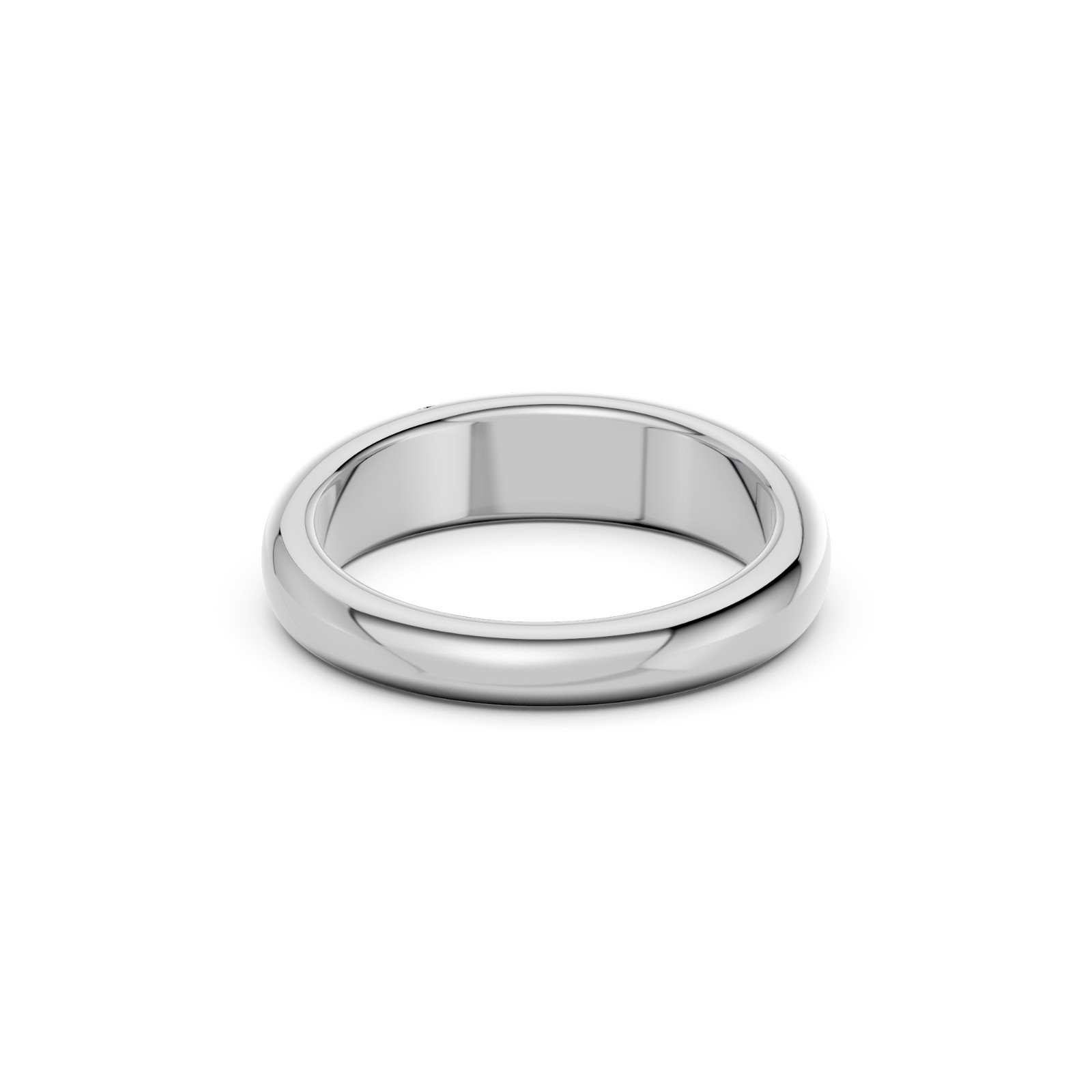 Multi Shape Lab Grown Diamond Flush Set Comfort Fit Gold Band In 14K Solid Gold