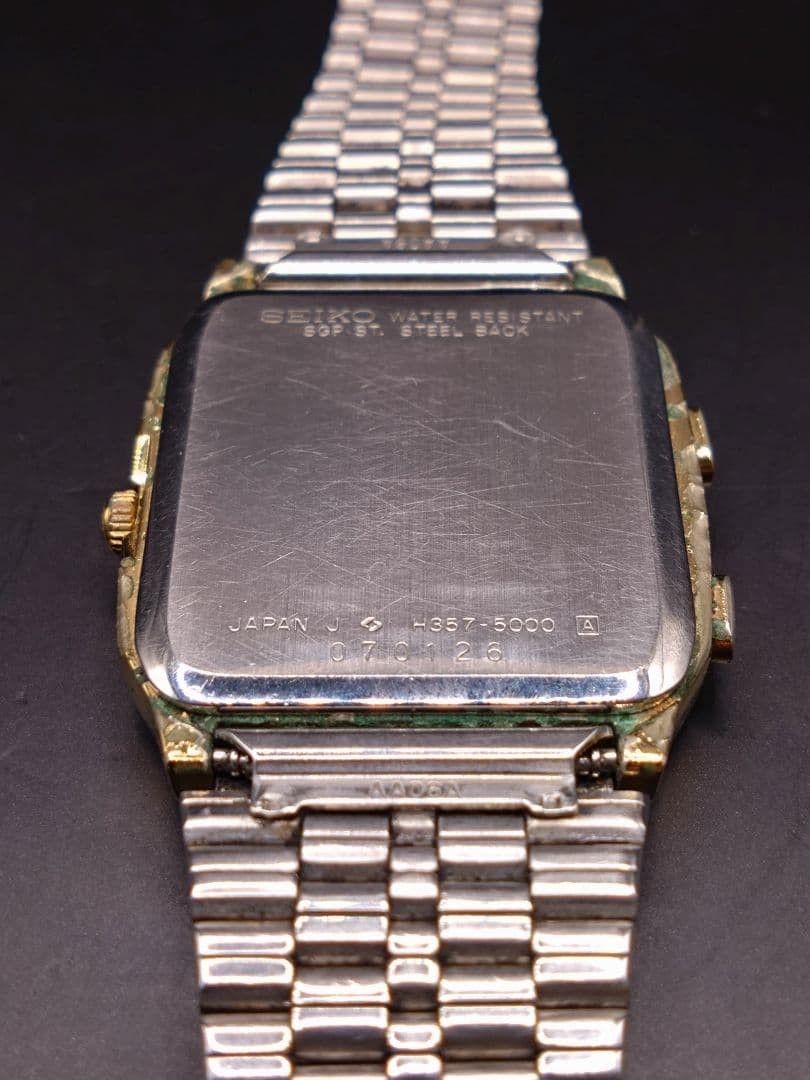 Operational SEIKO H357 5000 Digital Analog Hybrid