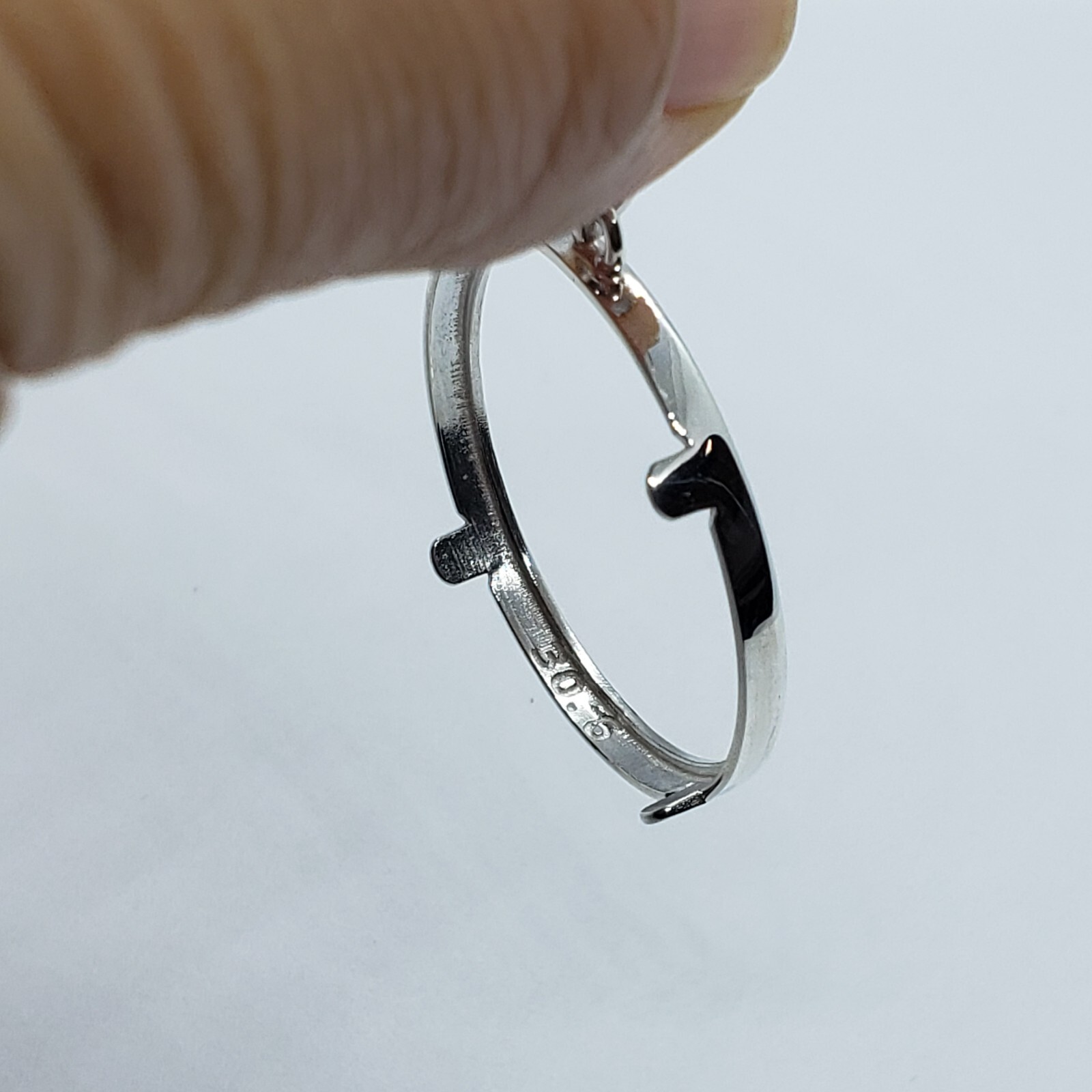 925 Sterling Silver Half Dollar Bezel 30 mm Coins Prong Back Round Edge 50 Cent