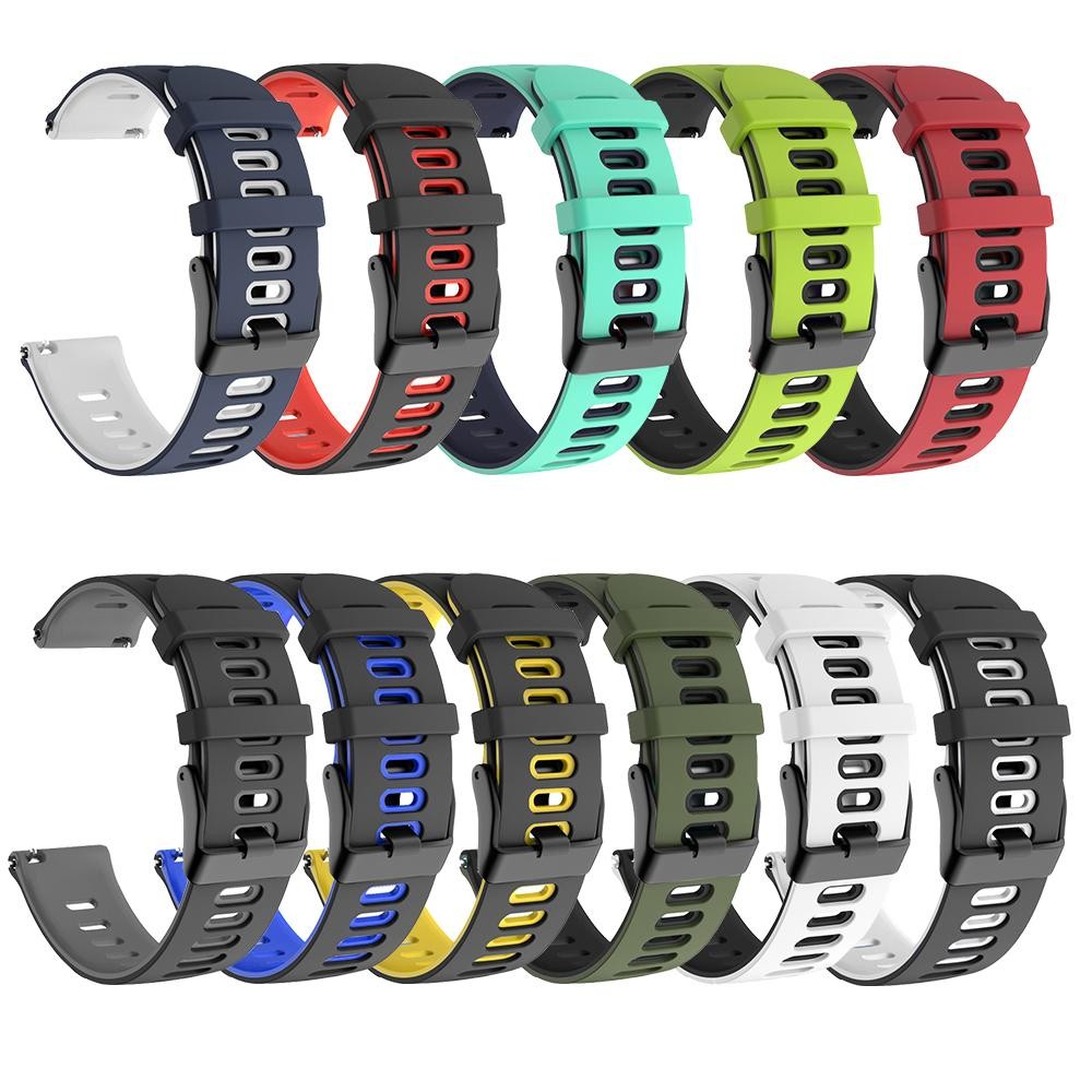 20mm 22mm Quick Release Silicone Watch Band Strap Universal Replacement Bracelet