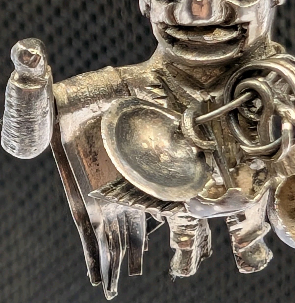 Vtg 900 – 925 Silver Peru Ekeko Talisman Good Luck Mid Century Unisex Pin Brooch