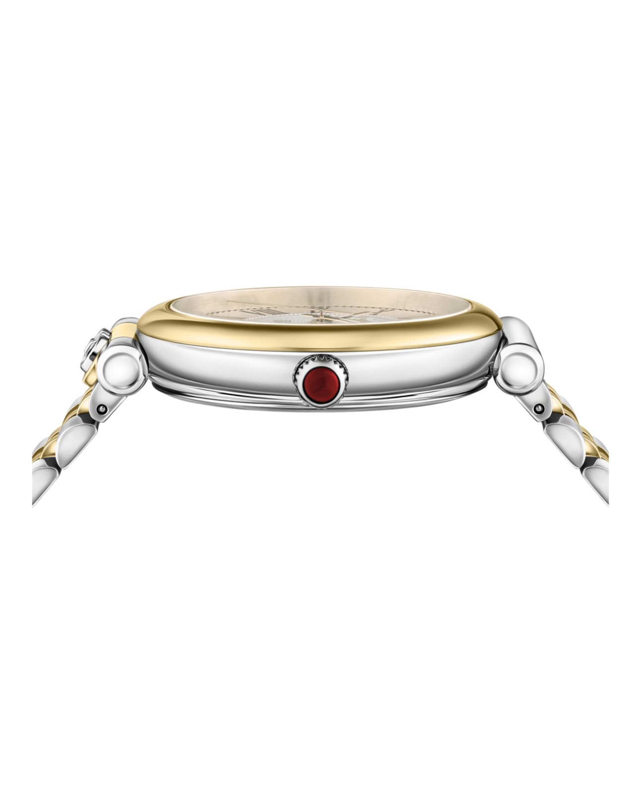 Ferragamo Womens Two Tone 40mm Bracelet Fashion Watch