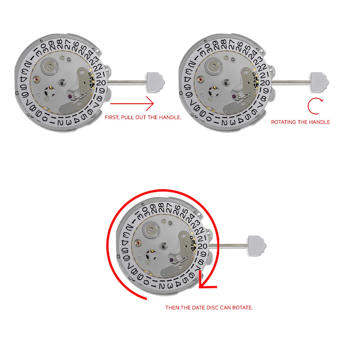 Premium NH35 Automatic Mechanical Movement 3 O’clock For Watch Replacement