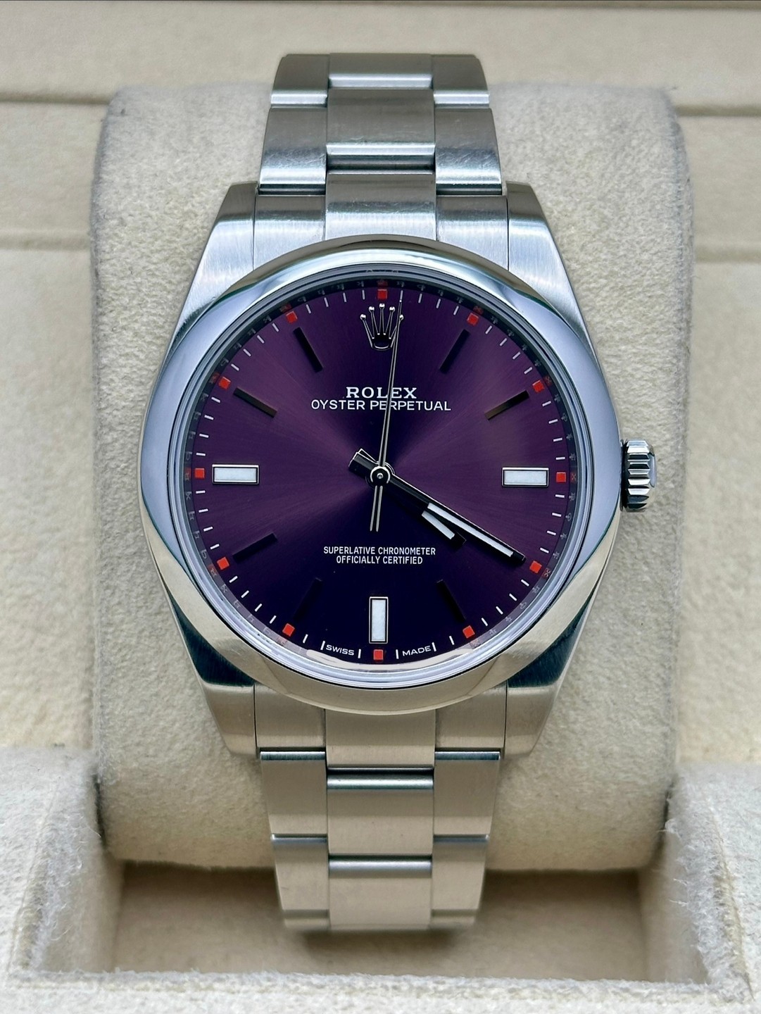 Rolex 114300 Grape Dial 39mm