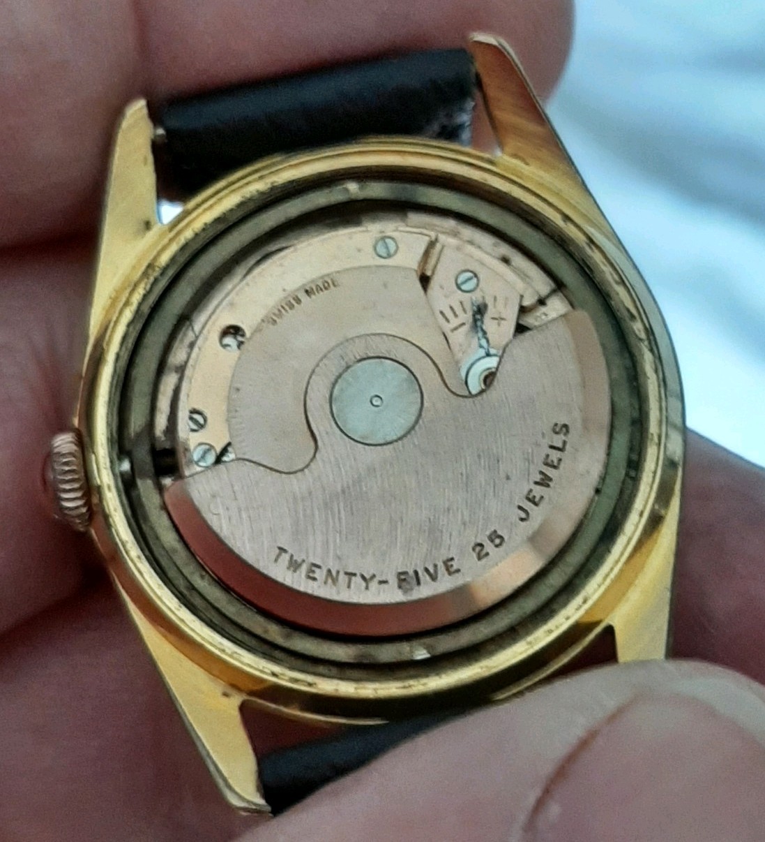 Vintage Swiss Made Ramona 25J Automatic Gents Watch -Running Well/VGC For Age