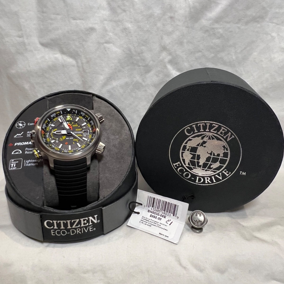 CITIZEN Eco-Drive Promaster – Altichron Titanium Watch BN5030-06E – DISCONTINUED