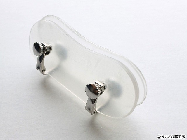 Easy Clip-On Keloid Pressure Earring Silicone Inside, Large Ear Shape,Japan Made