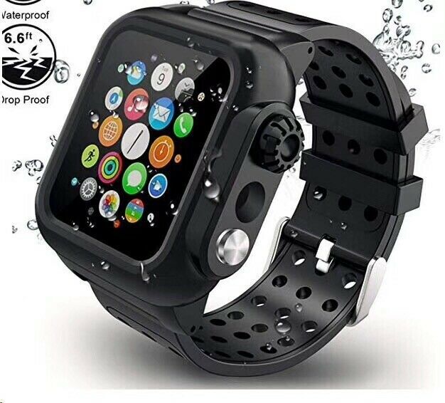 Waterproof Case with Bands Strap For Apple Watch Series 9 8 7 6 5 4 3 44/45MM