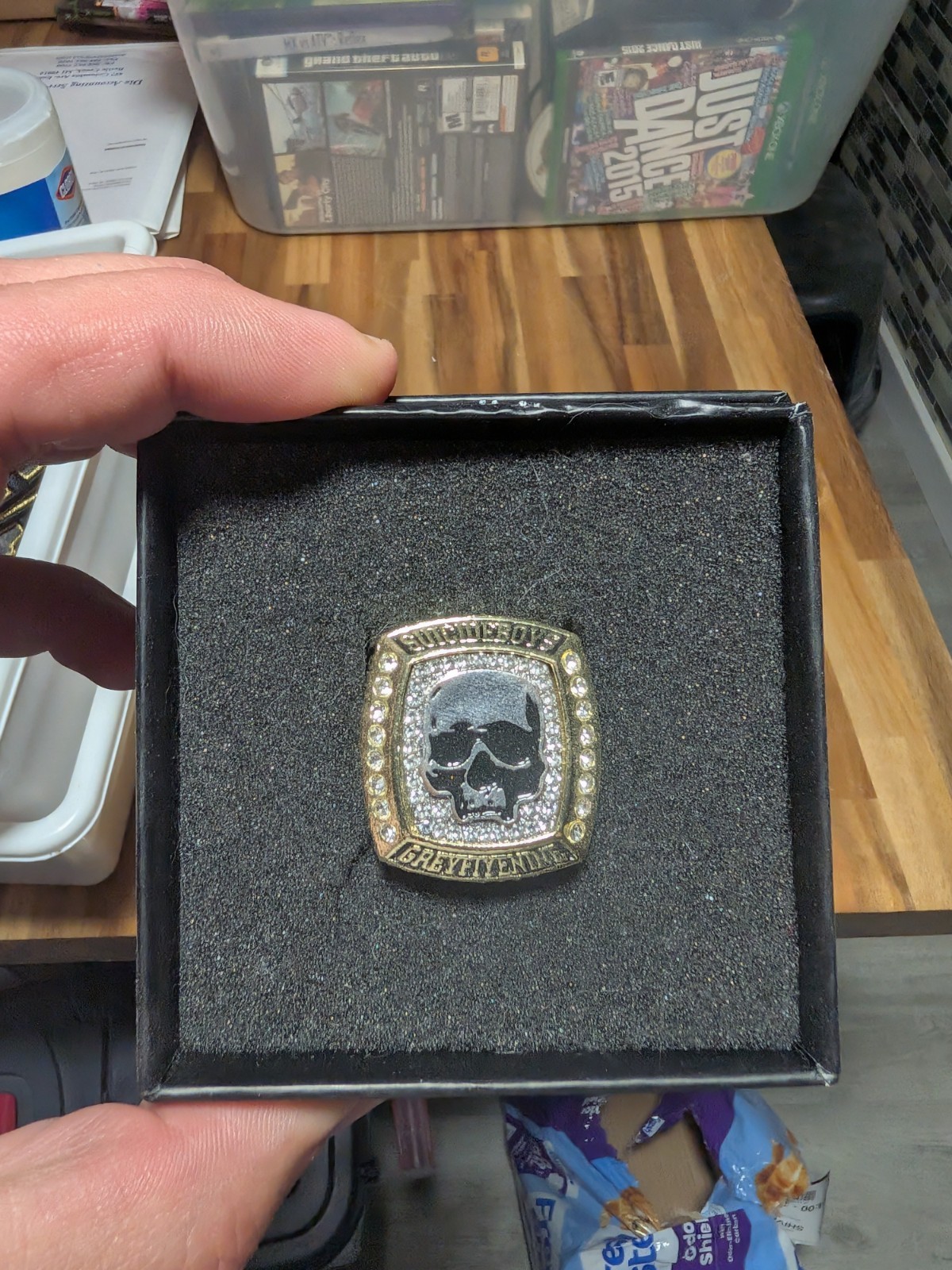 G59 Championship Ring “ GREY59” Size 11 Suicideboys Gold