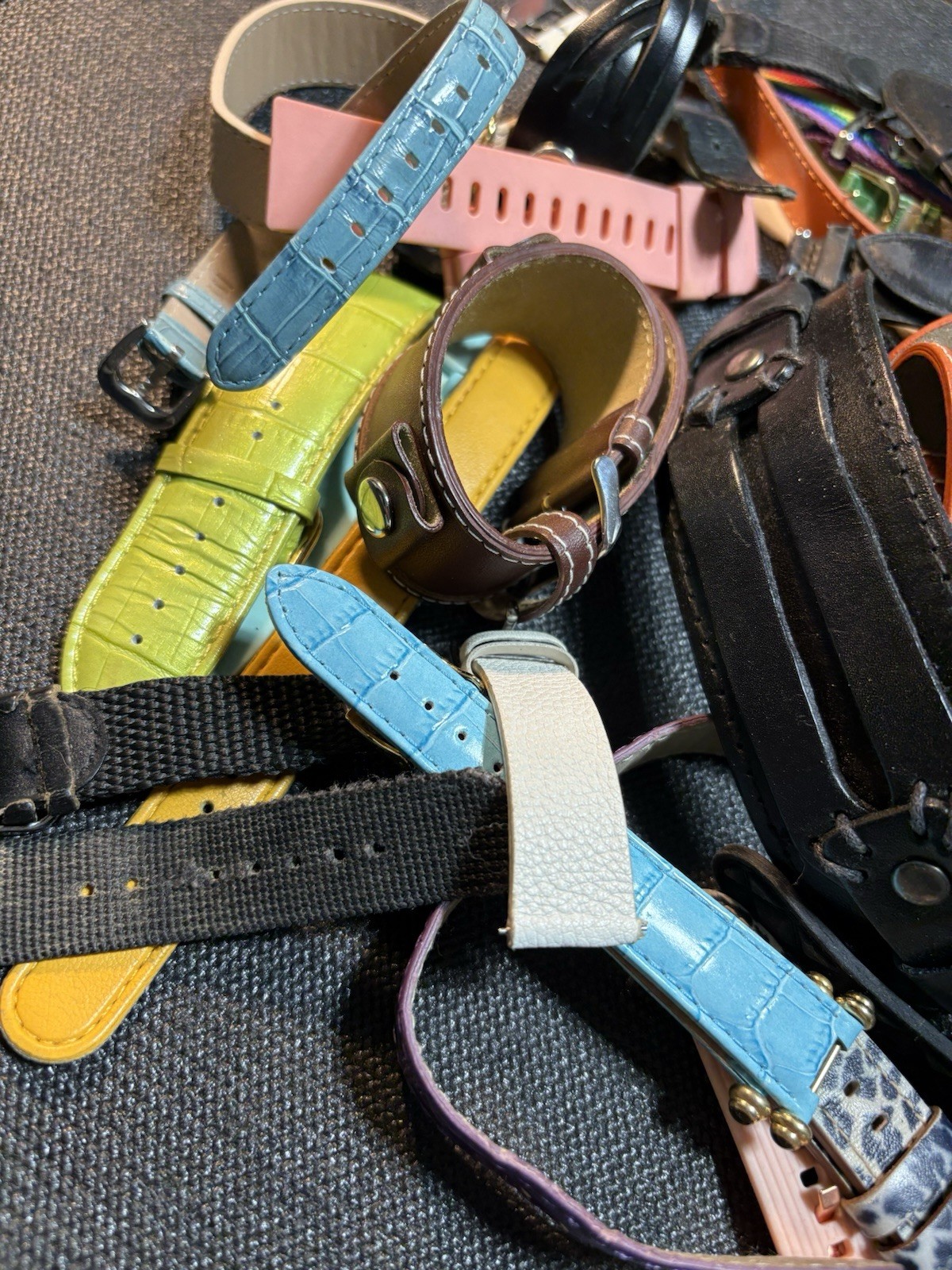Watchmaker Parts Watch Band Lot,Regular,Cuffs And Wrap Around Bands,#2