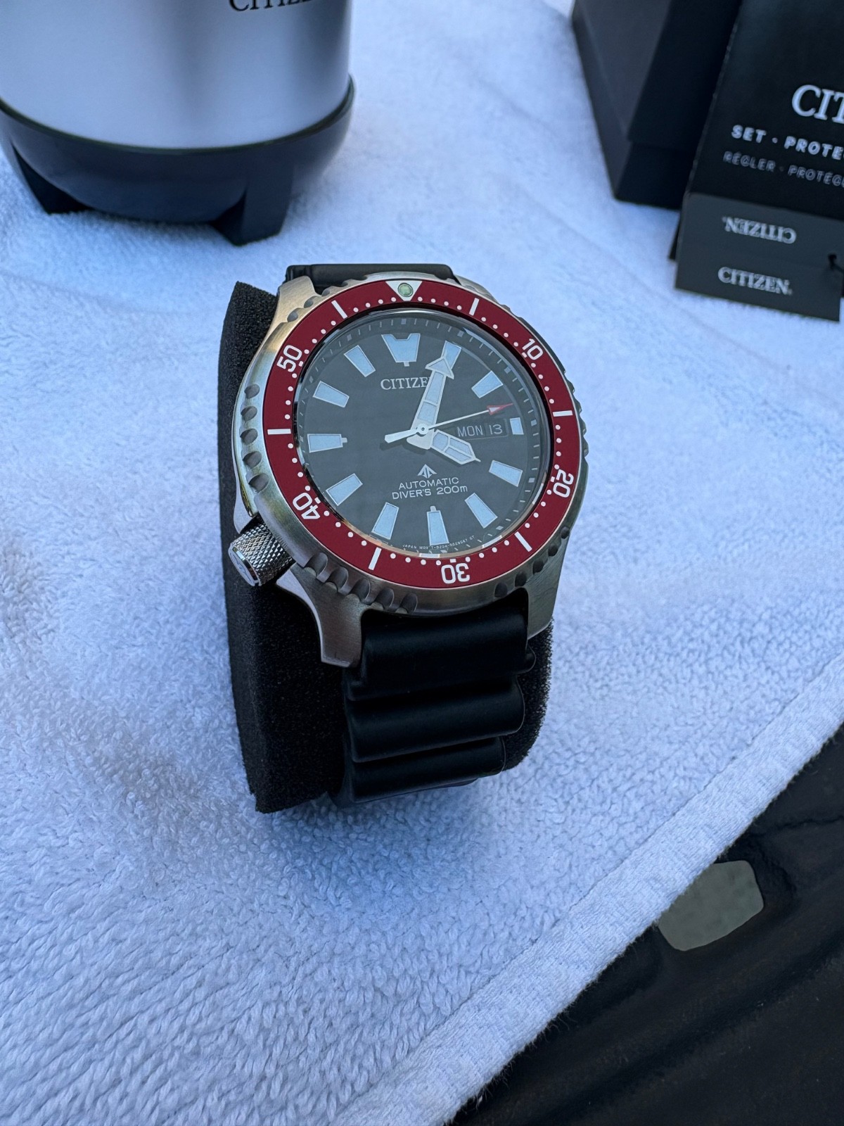 Citizen Promaster “fugu” NY0156-04E Automatic Dive Watch – Full Kit + Citizen Br