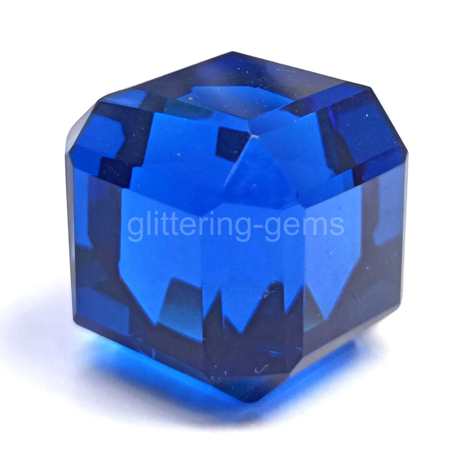 Natural 65.95 Ct Sri Lanka Blue Sapphire Cube Cut | IGL Certified Loose Gem 5JOR