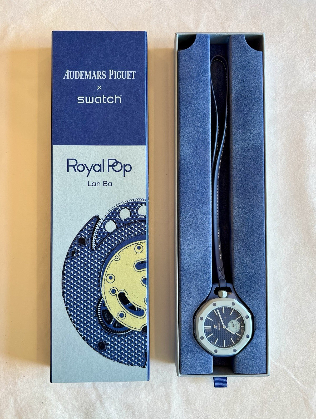 NEW Swatch x Audemars Piguet Royal Pop Lan Ba Blue Complete Set + Receipt