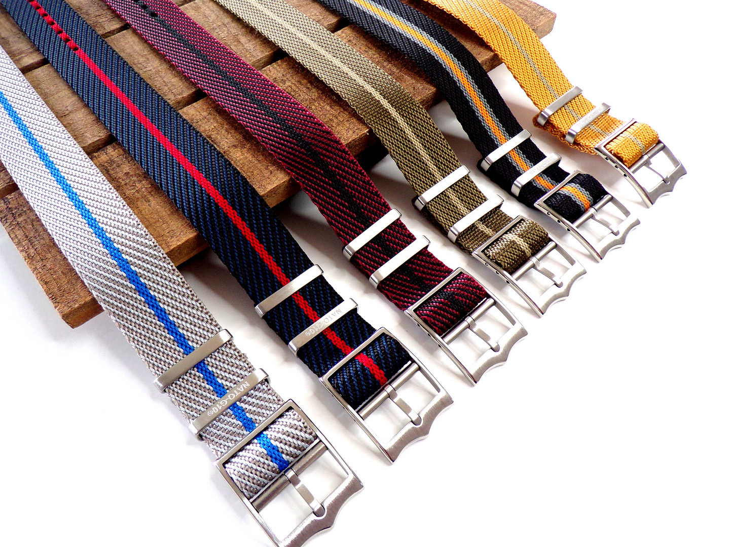 NATO ® 1pc Single Pass Twill Slant nylon RAF watch band Military strap IW SUISSE