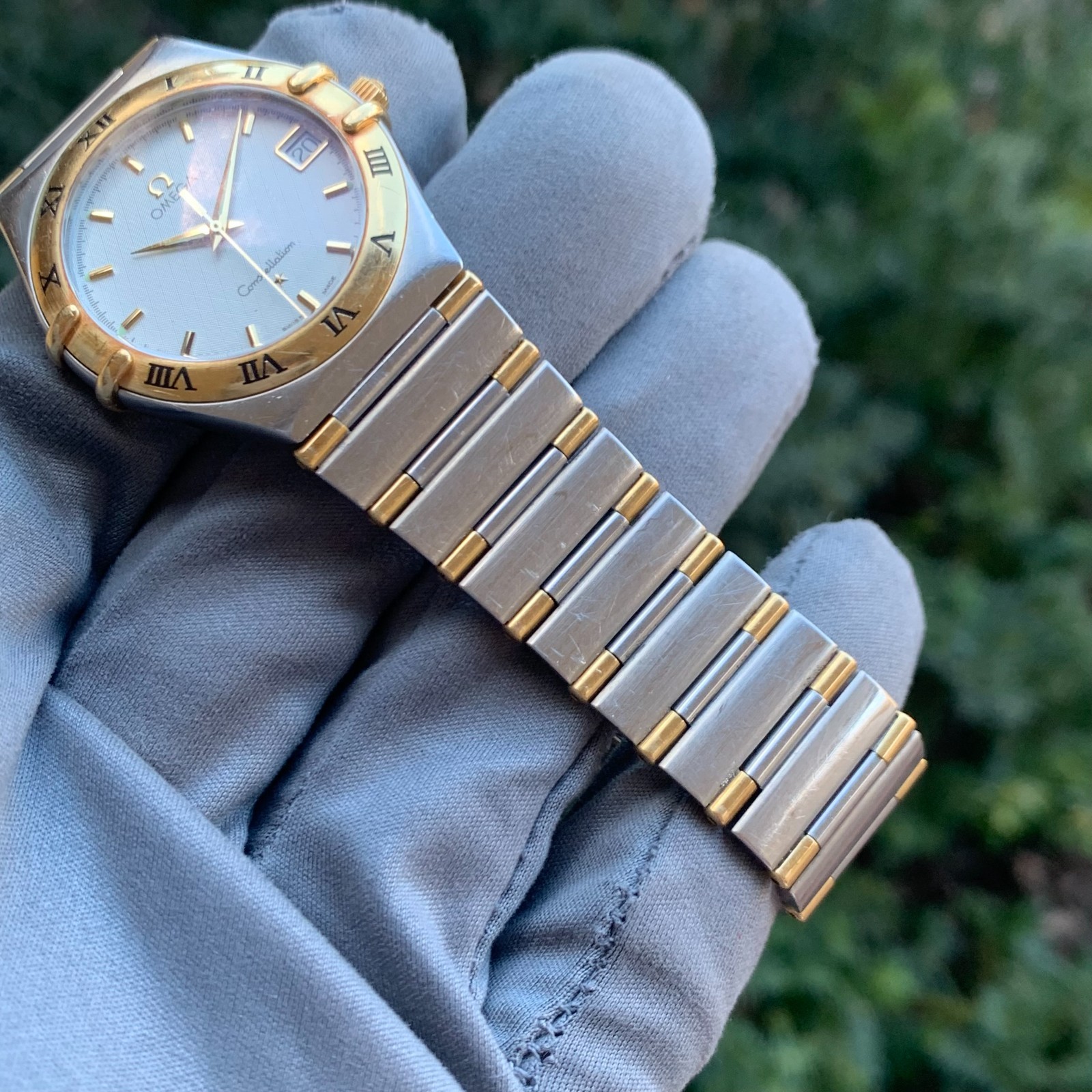 Omega Constellation Manhattan Ref 1312.30 18K Gold & Stainless Steel Wristwatch