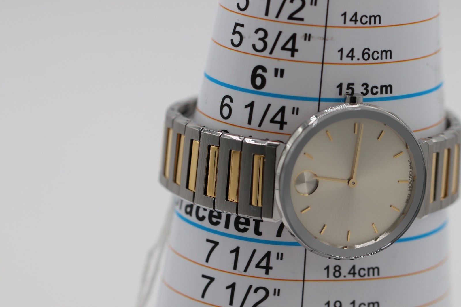 Movado BOLD Horizon 3601091 Taupe Dial Stainless Steel 34MM Ladies Watch