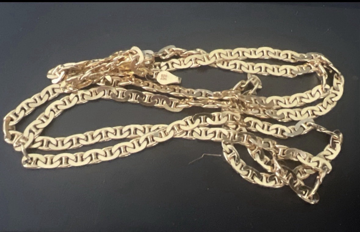Gold Filled Metal Chain Necklace with Lobster Clasp, 30 inches 19.84g Lot