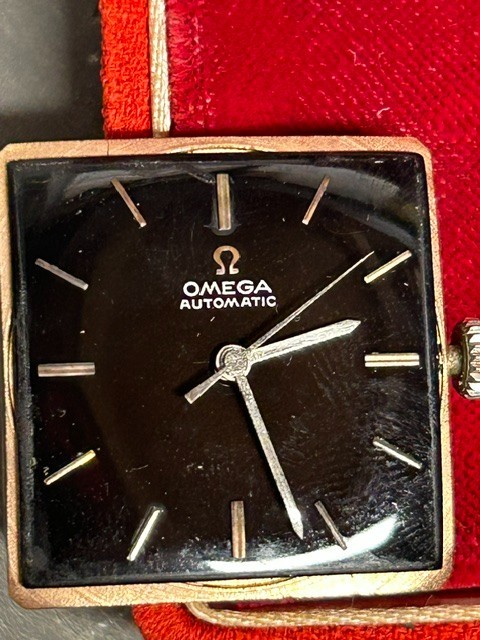 Omega 20J Automatic Cal 471 Square Watch Ref: 3971 SC, Used with original box