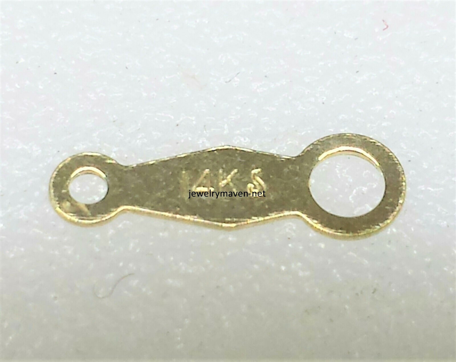 14k Yellow Gold 9.5mm Chain Necklace TAG JewelryMaven USA MADE