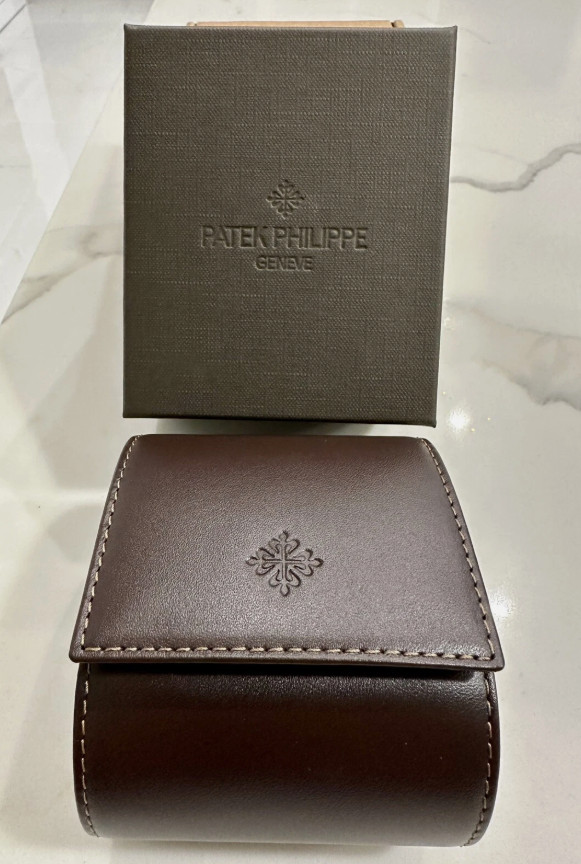 100% Authentic Patek Philippe Watch Travel Leather Case Pouch H997.Travel NEW