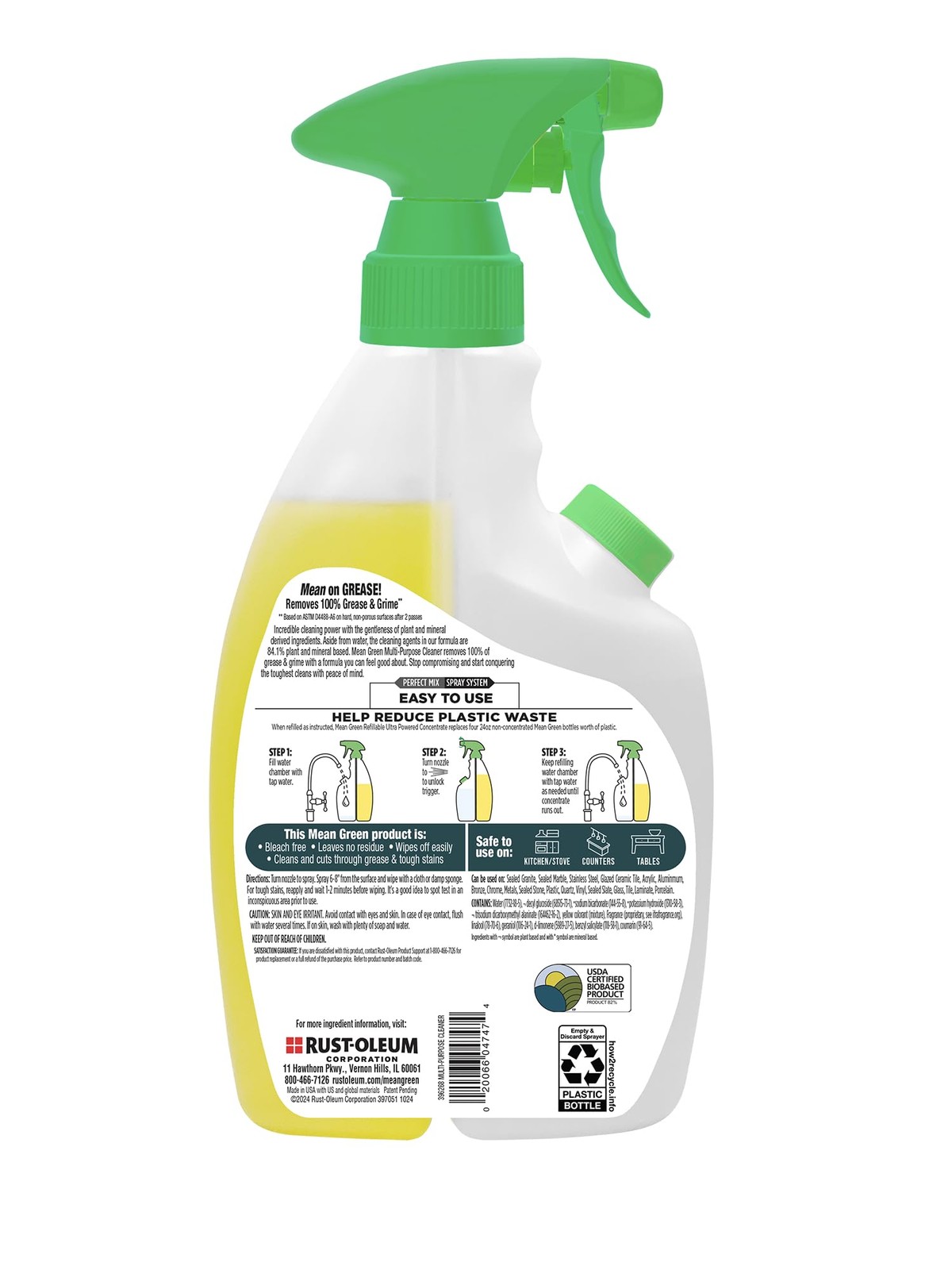 Mean Green Refillable Ultra Powered Multi-Purpose 14.3 Fl Oz (Pack of 1)