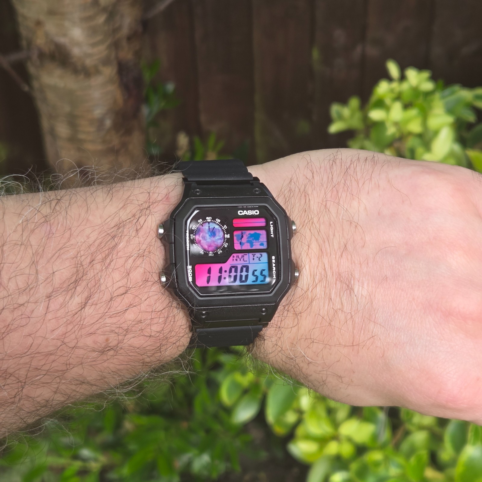 New Casio Royale AE1200 Mod – Event Horizon. Nebula Gradient. Hydromod.