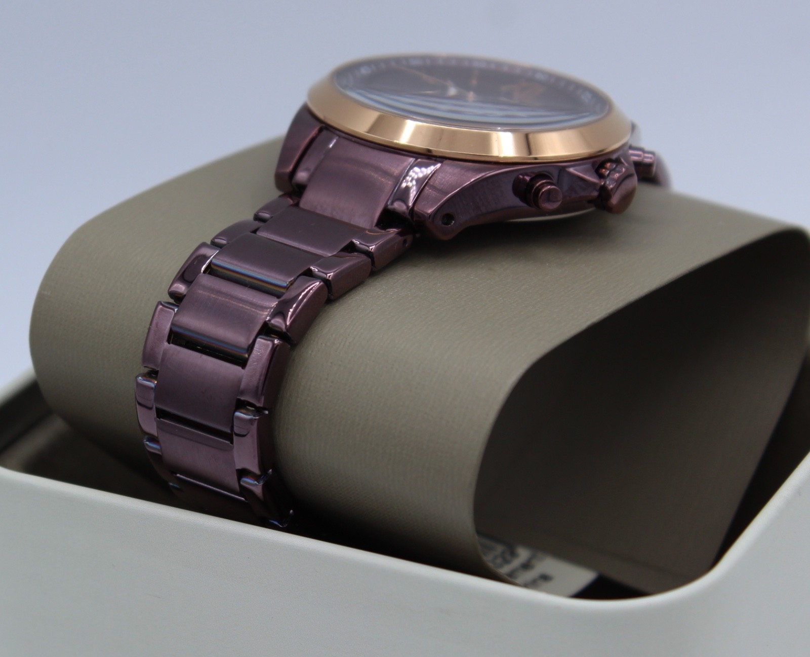 Fossil Modern Courier Midsize Chrono Purple Women’s BQ3281 Watch
