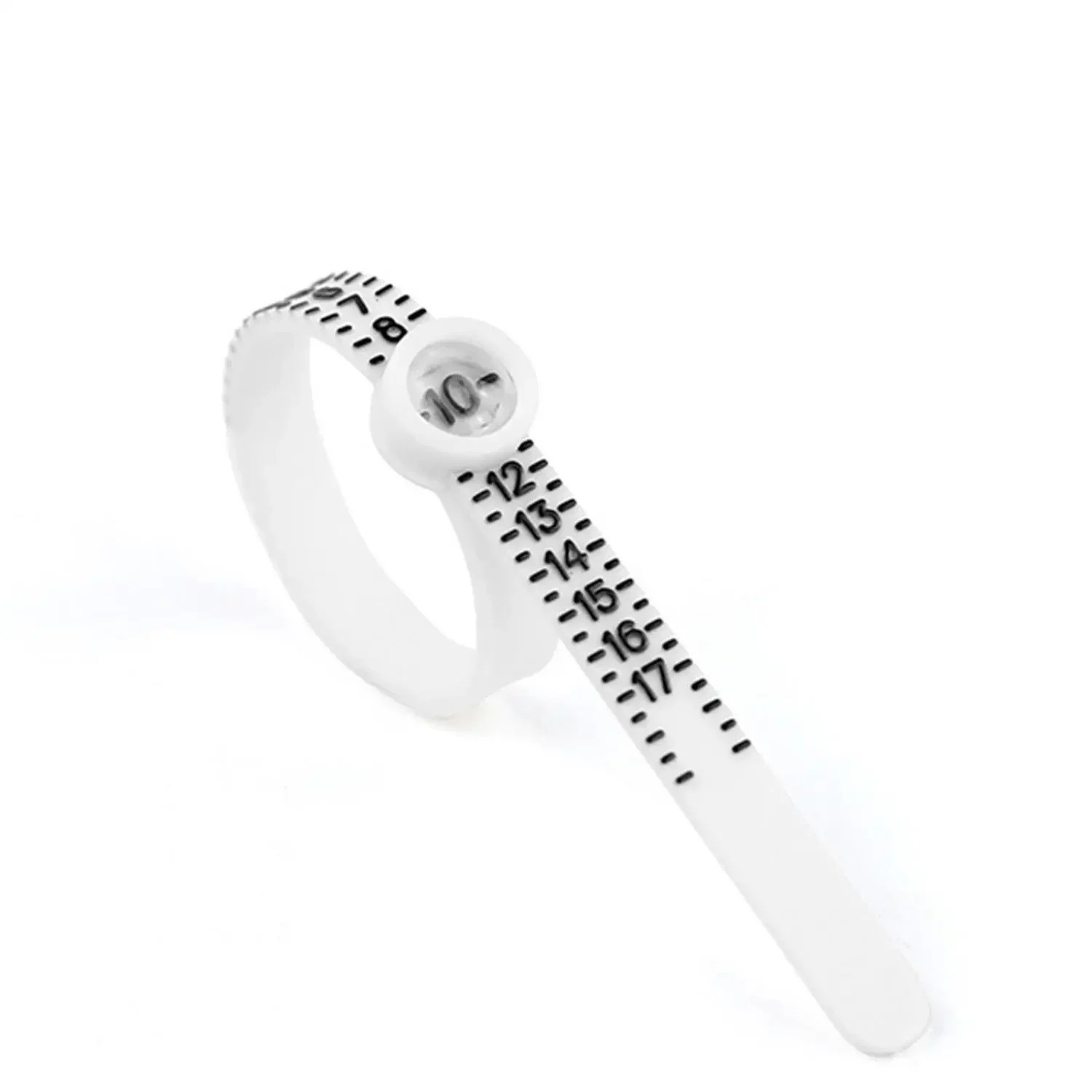 Ring Sizer with Magnifier – US/UK/EU/HK Jewelry Measuring Ruler for Finger
